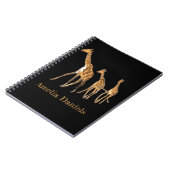 Monogram Giraffe Notitieboek (Linkerzijde)