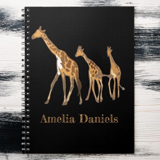 Monogram Giraffe Notitieboek