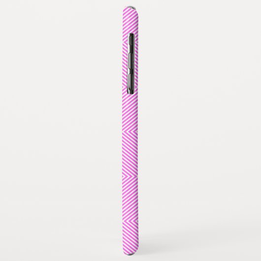 Monogram GL Roze Echo Diamant Case-Mate iPhone Case (Achterkant/links)