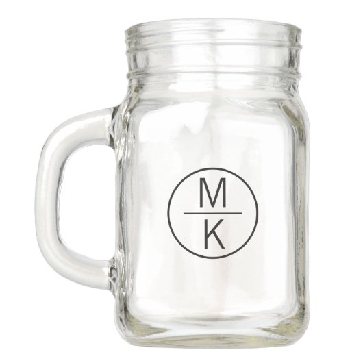Monogram GL Splitter Mason Jar (Achterkant)