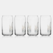 Monogram Glassware Set Drinkware Blikvorm Glas (Rechts)