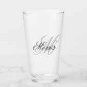 Monogram glaswerk glas (Voorkant)