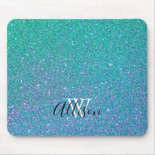 Monogram Glitter Muismat