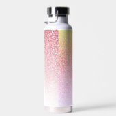 Monogram Glitter Rainbow Glitter Feminine Waterfles (Rechts)