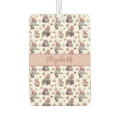 Monogram Gnomen Baking Cupcakes Donuts Luchtverfrisser (Achterkant)