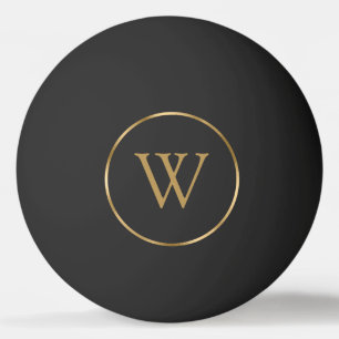Monogram Gold Black Pingpongballen
