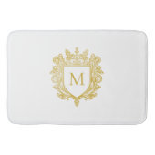 Monogram Gold Crest Badmat (Voorkant)