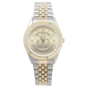 Monogram Gold Doctor Medical Klinisch Horloge