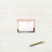 Monogram Golden Gate Bridge, San Francisco Post-it® Notes (Op bureau)