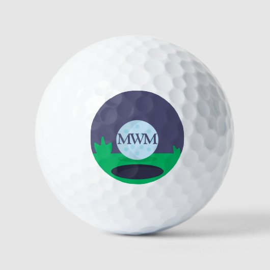 Monogram Golf Ball Golfballen (Voorkant)