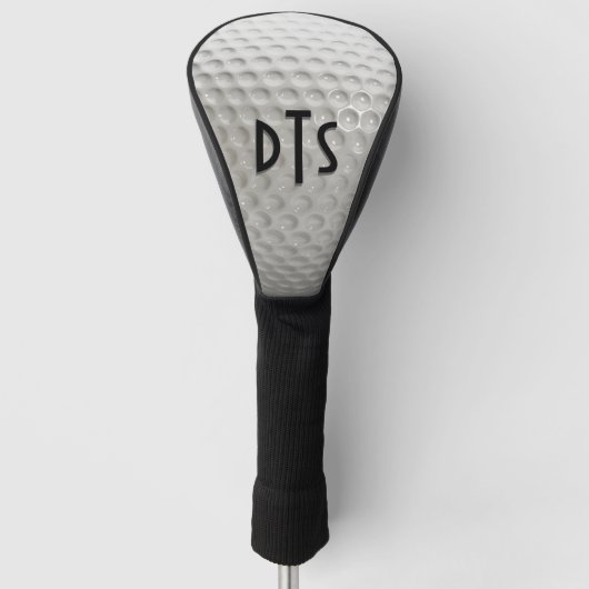Monogram Golf Ball Sport Golfheadcover (Voorkant)