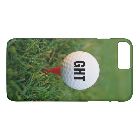 Monogram Golf Ball TeUp! Coque SmartPhone (Dos (Horizontal))