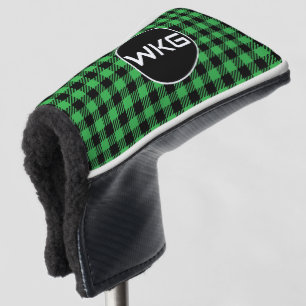 Monogram Golf Blade Putter Head Hoesje - Groen Golfheadcover
