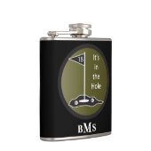 Monogram Golf Het is in de Hole Heupfles (Rechts)