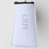 Monogram Golf Putter Hoesje voor Dames - Blauw Golfheadcover (Draai 90)
