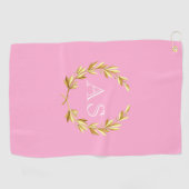 Monogram Golf Towel Golfhanddoek (Horizontaal)