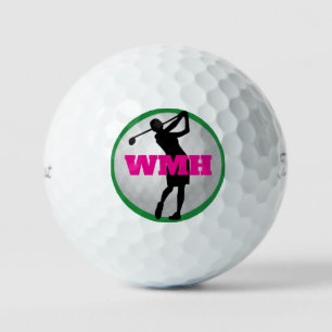 Monogram golfbal voor vrouwen golfballen