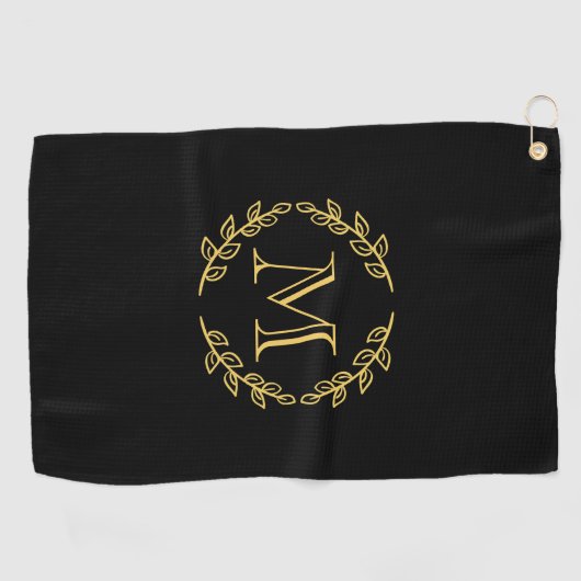  monogram golfhanddoek (Horizontaal)