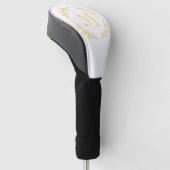  monogram golfheadcover (Schuin)