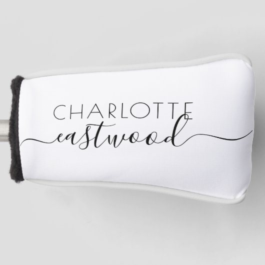 Monogram Golfheadcover (Voorkant)