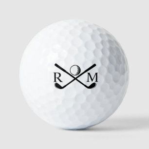 Monogram Golfspeler Club Logo Golfballen