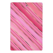 Monogram Goud en roze Snoep van katoen Mini Klembord (Achterkant)