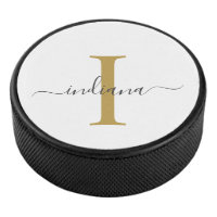 Monogram Goud Grijs Script Naam Moderne Typografie