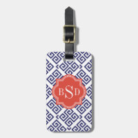 Monogram grafische blauwe grijze belangrijke geome