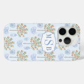 Monogram Grandmillenial Citrus Tree Ginger Jar Case-Mate iPhone Case (Achterkant (horizontaal))