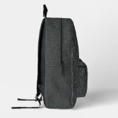 Monogram grijs leder bedrukte rugzak (Links)