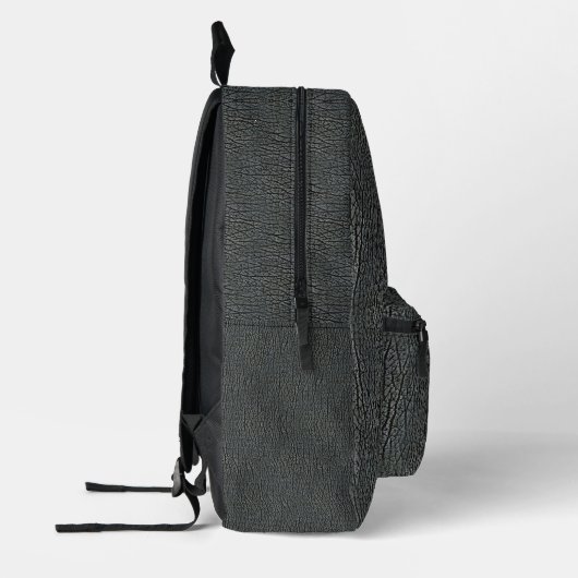 Monogram grijs leder bedrukte rugzak (Links)
