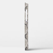 Monogram Grijze Snakeskin-Hoesje-Mate iPhone-tas Case-Mate iPhone Case (Achterkant / Links)