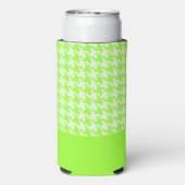 Monogram groen en wit houndstooth patroon (Seltzer Achterkant)