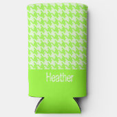 Monogram groen en wit houndstooth patroon (Voorkant)