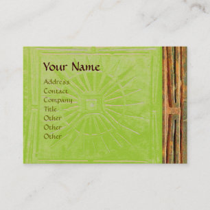 MONOGRAM groen Visitekaartje