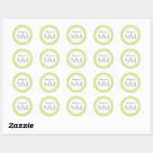 Monogram Groene Stippen - DIY Labels (Vel)