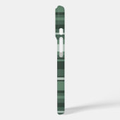 Monogram groene strepen Case-Mate iPhone case (Achterkant / Links)