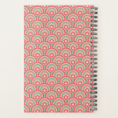 Monogram Groovy Floral Rainbow Planner (Achterkant)
