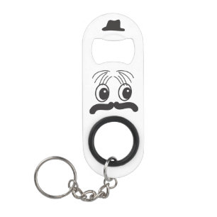 Monogram Guy © Mustache Pet Sleutelhanger Bottle O Flessenopener
