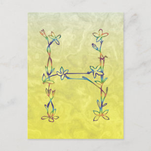 MONOGRAM H BRIEFKAART