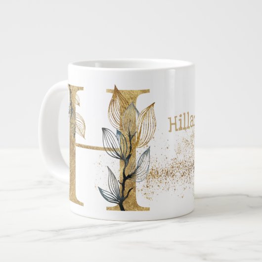 Monogram "H" Jumbo Mok Soup Ice Cream (Voorkant links)