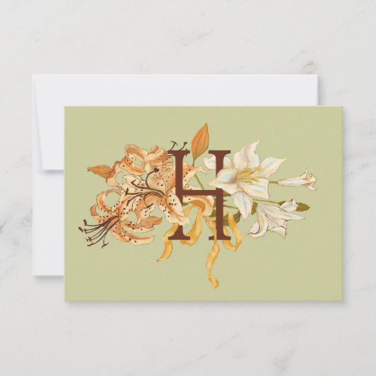 Monogram H Kaart (Voorkant)