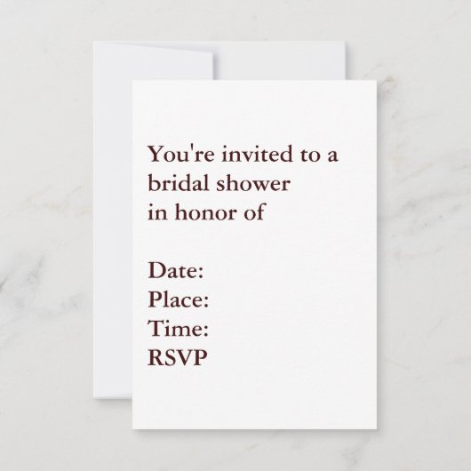 Monogram H Kaart (Achterkant)