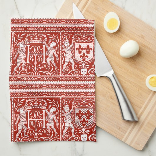 Monogram H Theedoek (Quarter Fold)