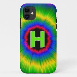 Monogram H Tie Dye Multicolor Rainbow iPhone 11 Hoesje
