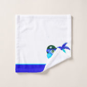 Monogram handdoekset bad handdoek (Wasdoekje)