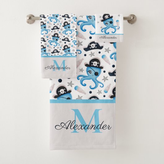 Monogram handdoekset bad handdoek (Insitu)