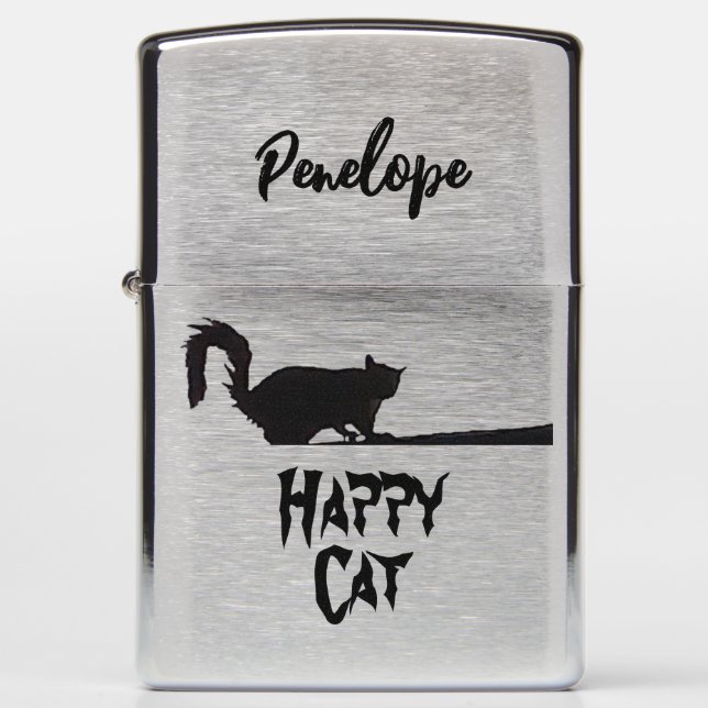 Monogram Happy Cat (Voorkant)
