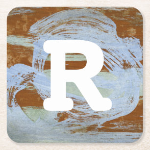 Monogram Harbour Sunset Vierkante Kartonnen Onderzetter