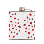 Monogram hart en sterren heupfles (Achterkant)